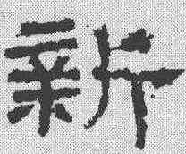 新,張遷碑 ,書法字典